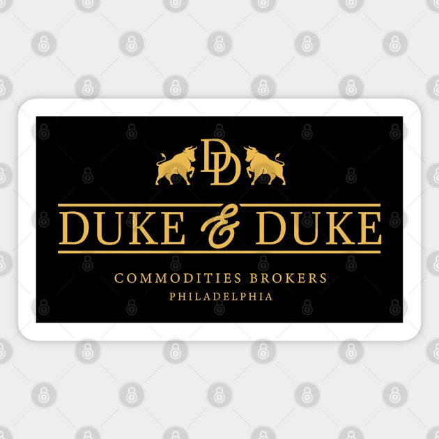 Duke And Duke Commodities Brokers Magnet by deadright